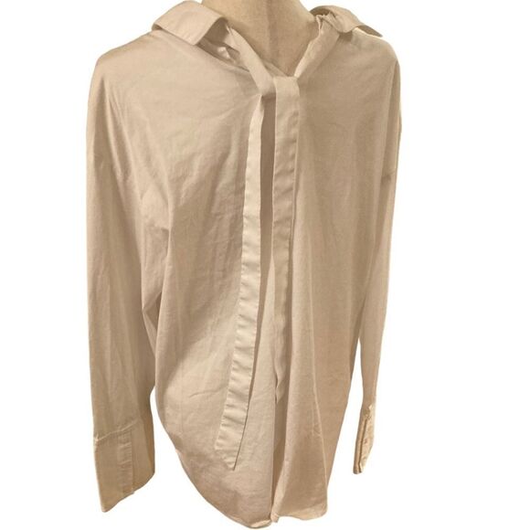 Halogen White Button Down Blouse - Picture 3 of 8